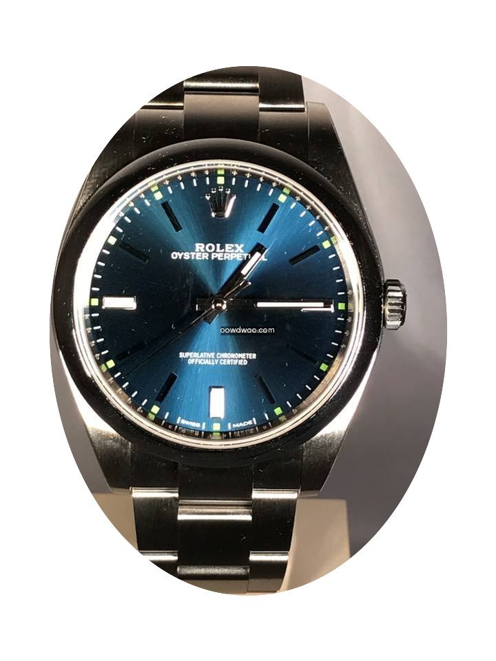 Rolex Oyster Perpetual Blue dial...