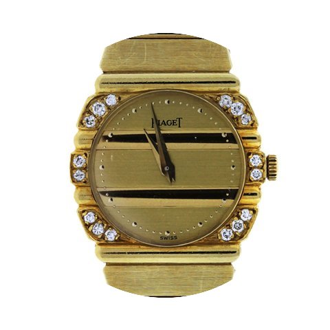 Piaget Polo 861C701 18k Gold Diamond Lad...