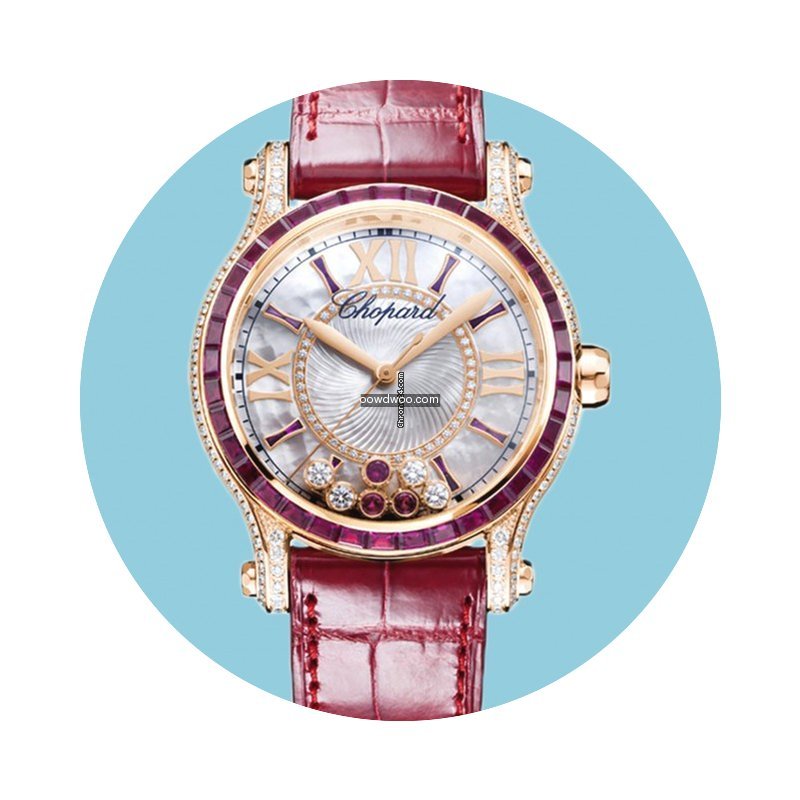 Chopard Happy Sport 36 mm Automatik Lede...