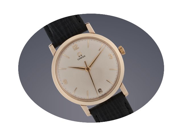 Omega 9ct gold manual watch...