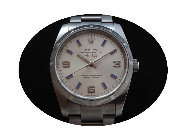 Rolex Oyster Air King Blue Markers #1142...