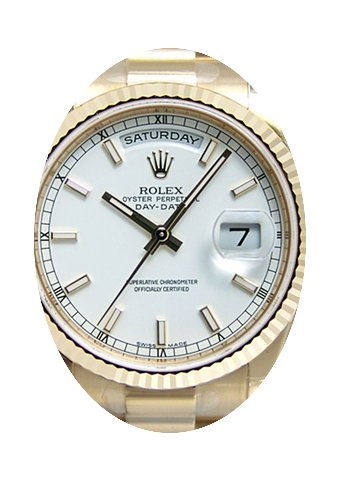Rolex Day-Date 36 118238-WHTSFP White In...