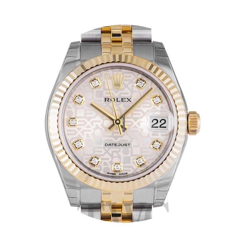 Rolex Datejust Lady 31 Champagne Diamond...