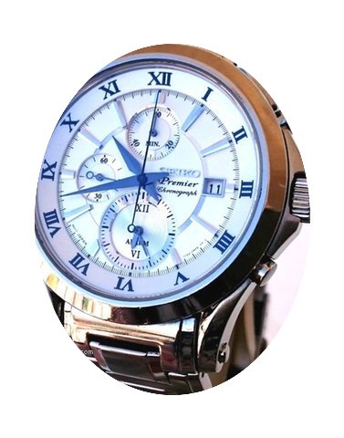 Seiko Premier 7T62-0JW0 Quartz 100M Chro...