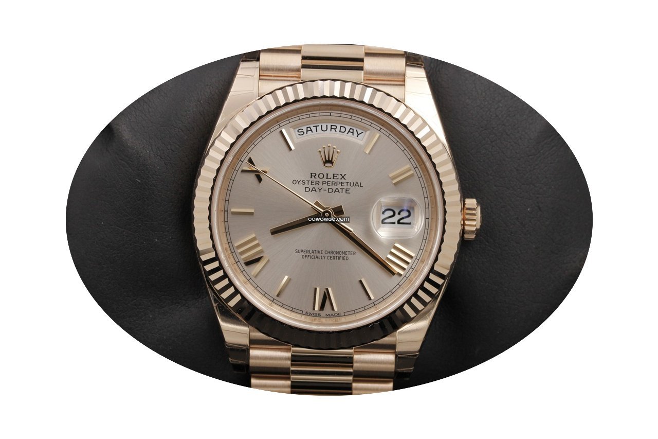 Rolex Day Date 40 228235 Rose Gold...
