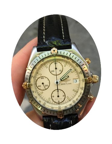 Breitling Chronomat Acciaio oro gold aut...