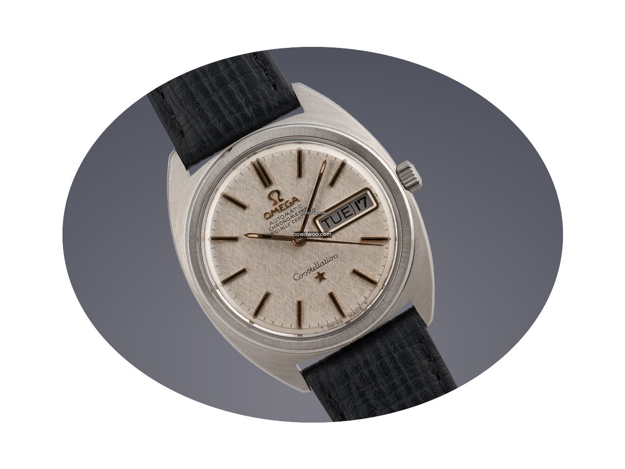 Omega Constellation watch stainless stee...
