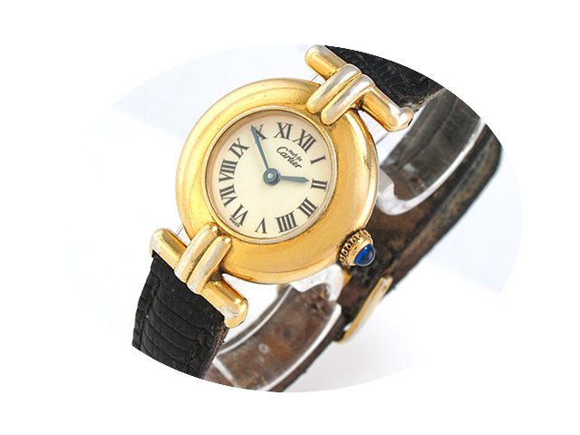 Cartier Must de Cartier Vermeil 925er Si...