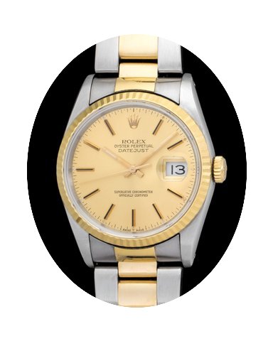 Rolex Datejust two tone 16233 on oyster ...