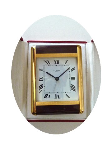 Cartier Alarm Desk Clock Must de Cartier...