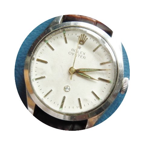 Rolex Oyster 33 mm mit Diamant 1955...