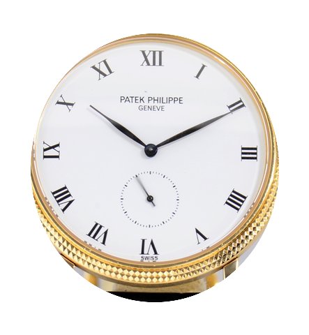 Patek Philippe Calatrava White roman dia...