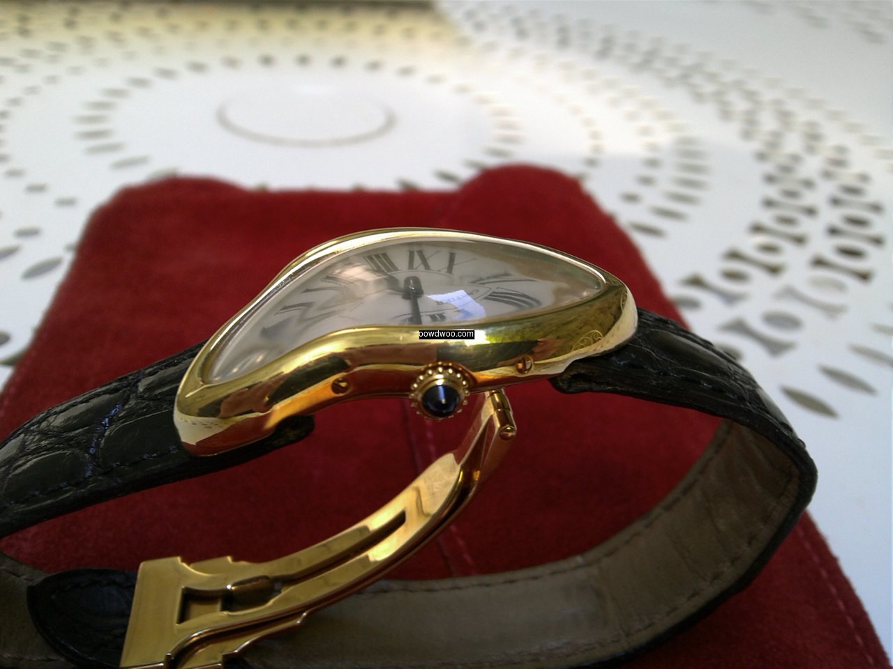 Cartier crash watch...