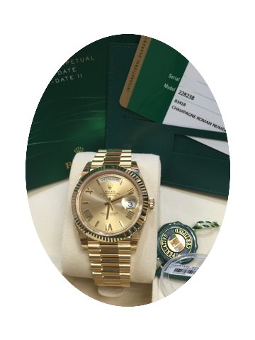 Rolex Day-Date 40mm 228238 Champagn Roma...