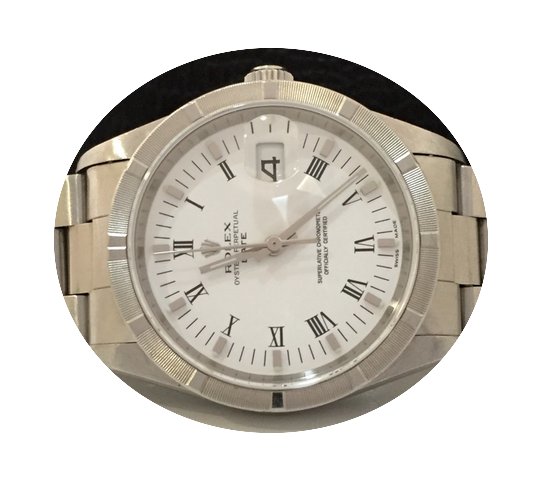 Rolex Oyster Perpetual Date 34mm White D...