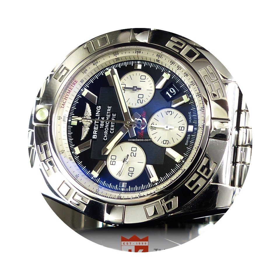 Breitling Chronomat 44 Edelstahl Full Se...