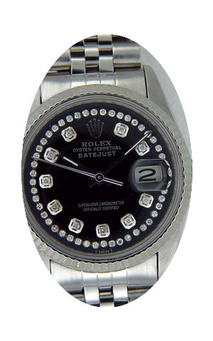 Rolex Mens Datejust Stainless Steel 1622...