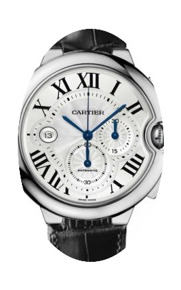 Cartier BALLON BLEU WHITE GOLD CHRONOGRA...