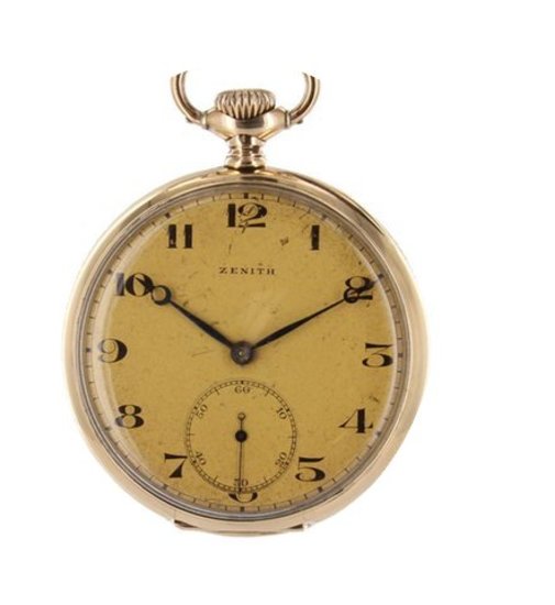 Zenith Pocket Watch Gold...
