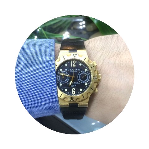 Bulgari Bvlgari Diagono Scuba SC 38 G Ch...