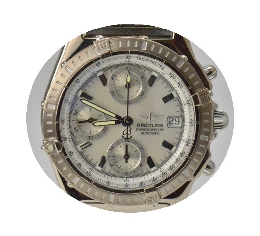 Breitling Chronomat 18K White Gold MOP D...