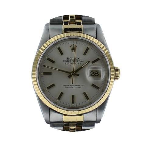 Rolex DateJust Two Tone 18K Gold Stainle...