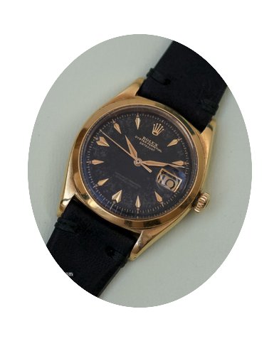 Rolex ELEGANT DATEJUST REF 6604 YELLOW G...