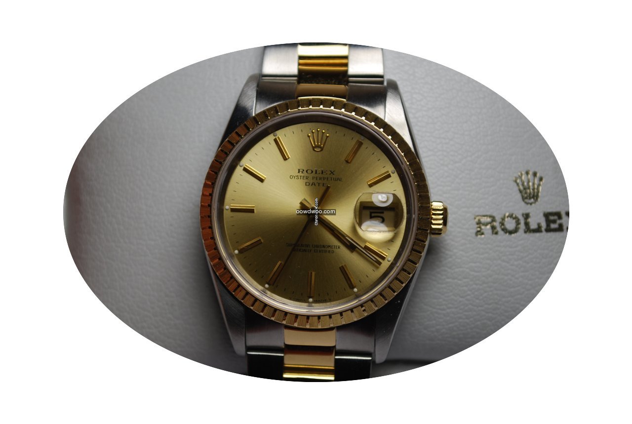 Rolex Date acciaio oro...
