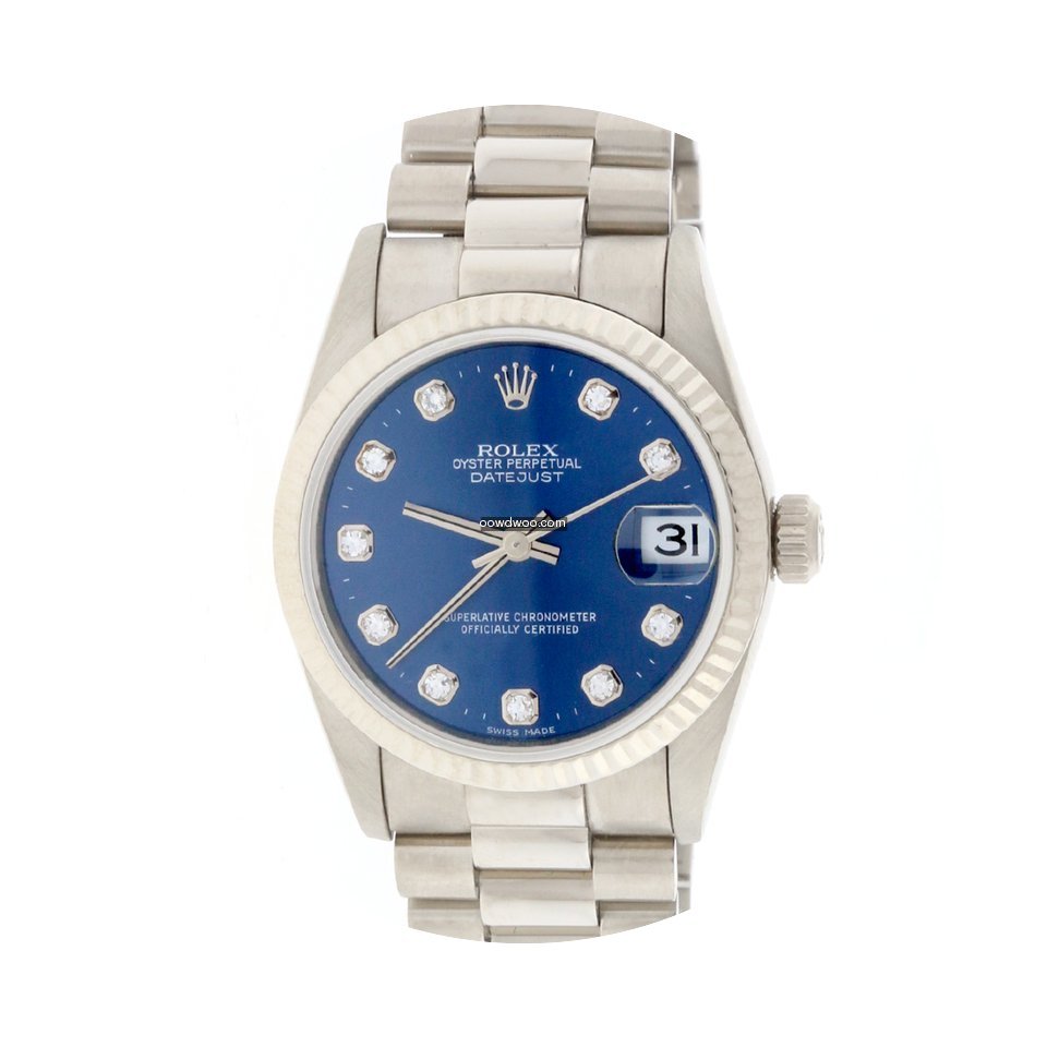 Rolex President Midsize White Gold Origi...