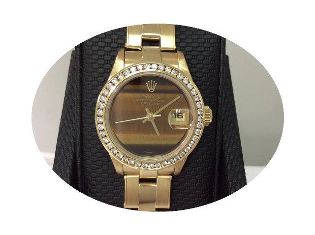 Rolex 79178 Lady Datejust 18k Y/g 1.50ct...
