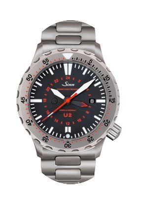 Sinn Taucheruhr U2 (EZM 5) mit Massivarm...