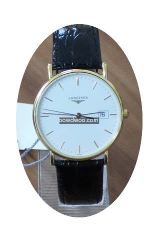 Longines Presence 18k / 750 Gold Quarz u...