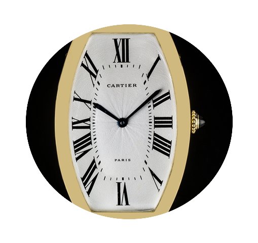 Cartier 18k Yellow Gold Tonneau Cintrée...