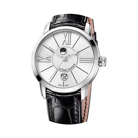 Ulysse Nardin Classico Luna Stainless St...