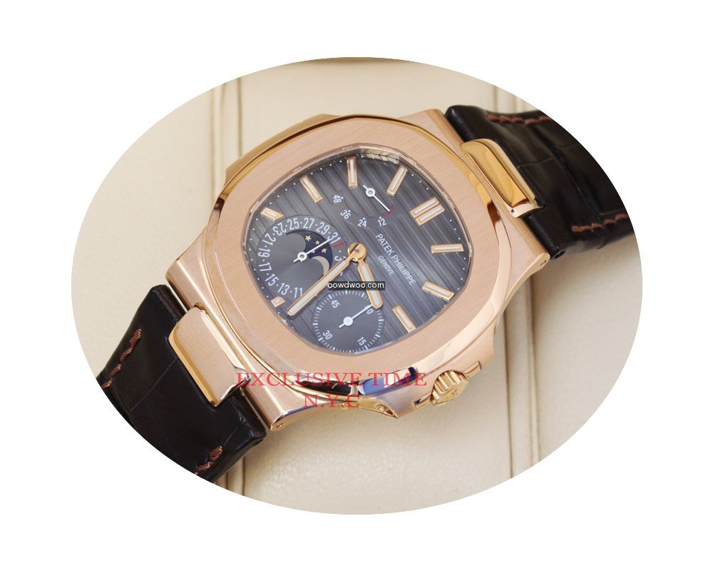 Patek Philippe Nautilus Men's 18K Rose G...