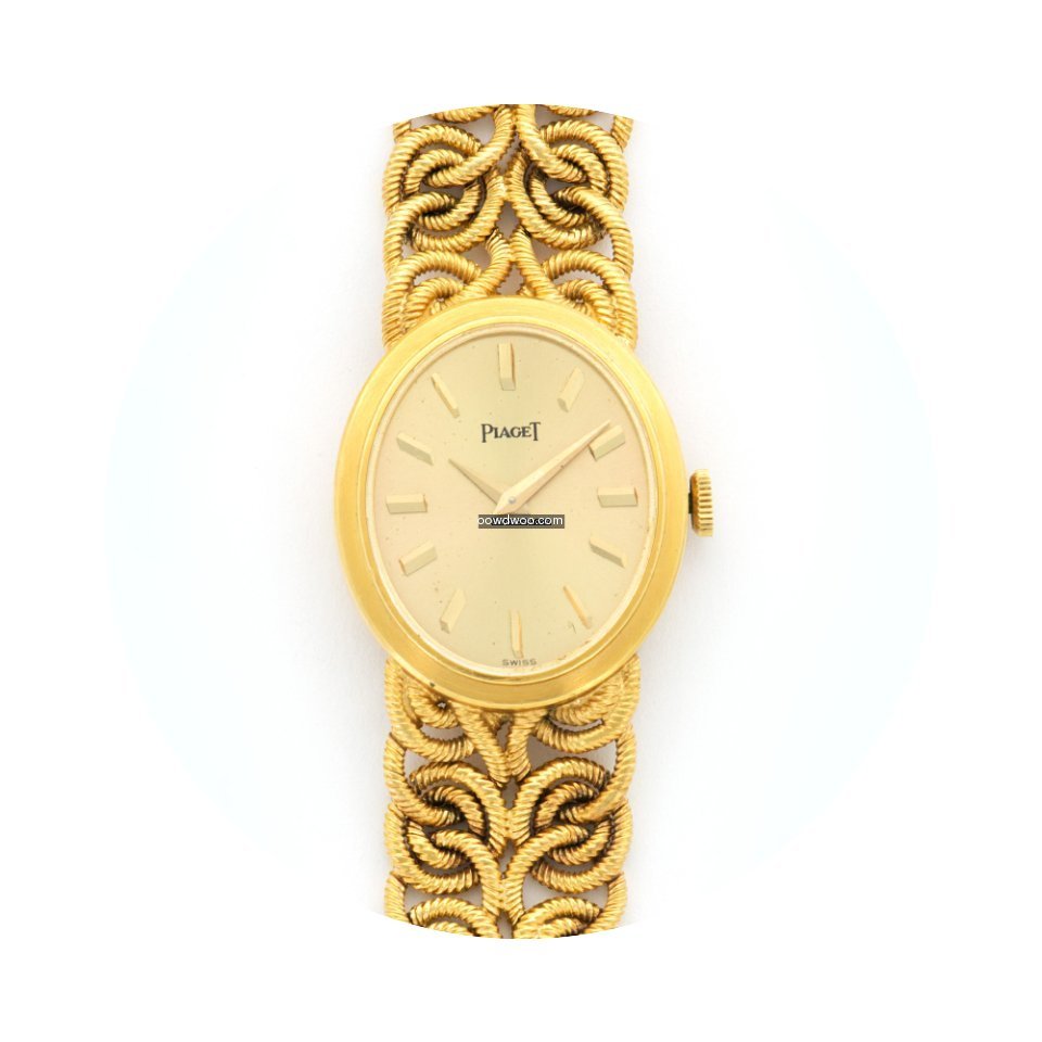 Piaget Yellow Gold Braided Bracelet Watc...
