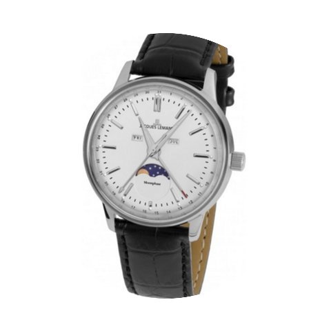 Jacques Lemans Herrenuhr Classic Mondpha...
