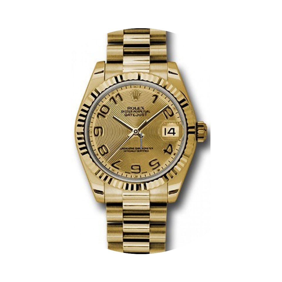 Rolex President 178278 Midsize 18K Yello...