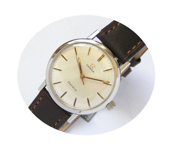 Omega antike vintage Geneve Herrenuhr Ed...