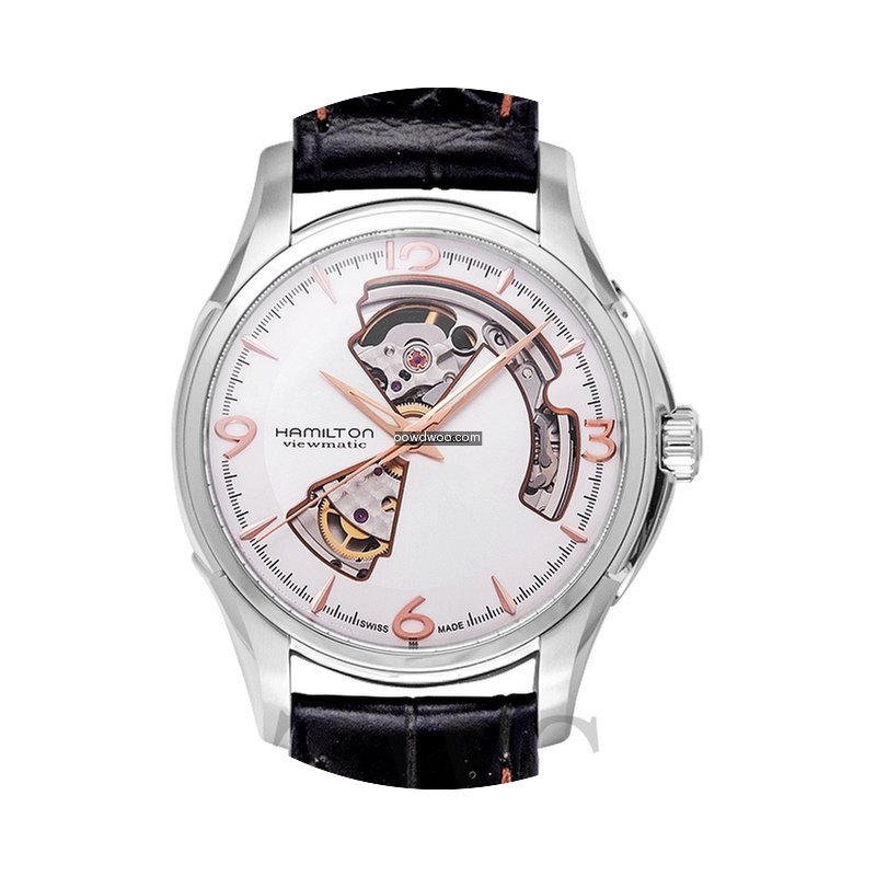 Hamilton Jazzmaster Open Heart Auto Silv...