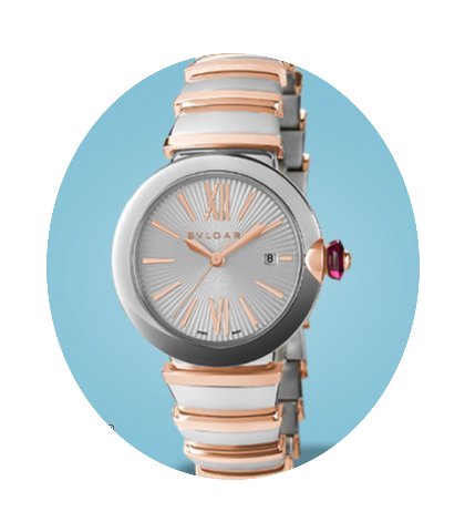 Bulgari LVCEA Lucea Stahl Roségold Inde...