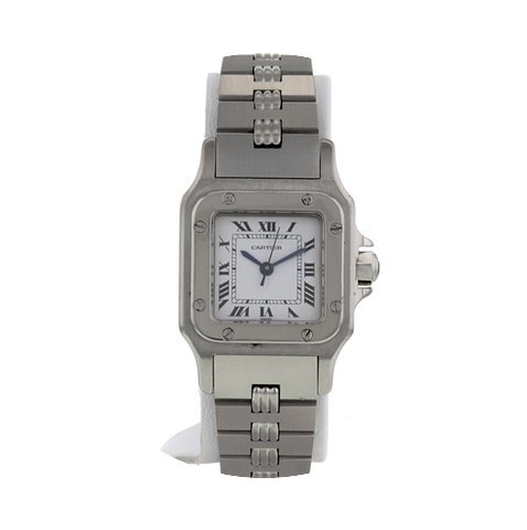 Cartier Santos en acier Vers 1990...