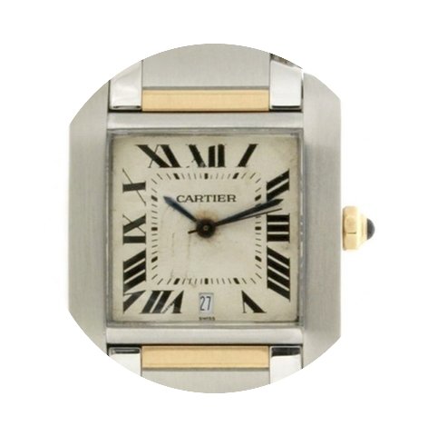 Cartier Tank Francaise W51005q4 Steel-ye...