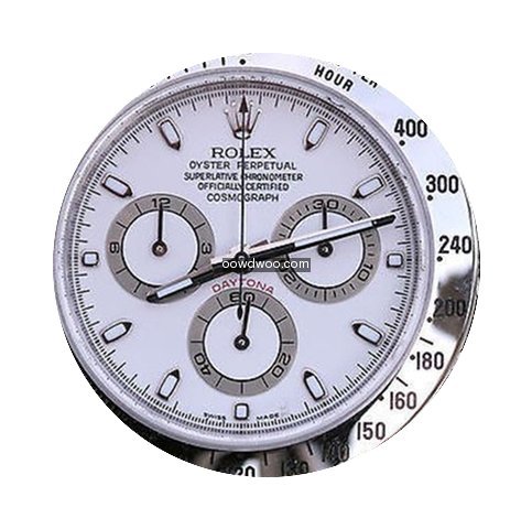 Rolex Daytona Stainless Steel White Dial...