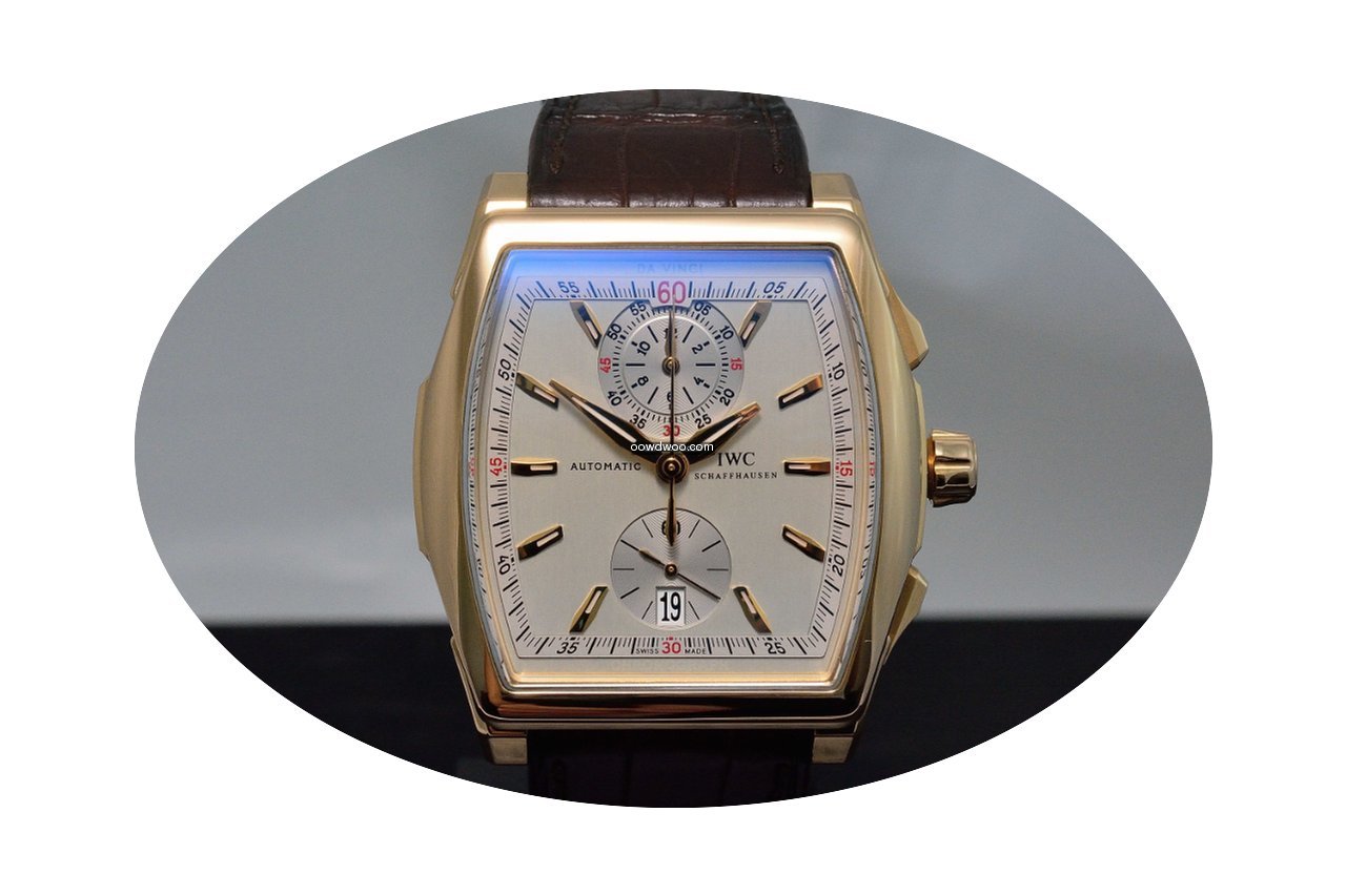 IWC Da Vinci Chronograph 18K Rose Gold...