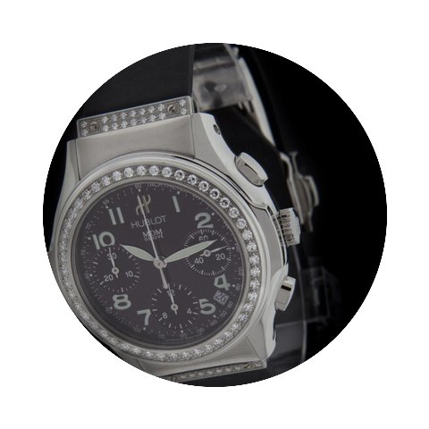 Hublot Steel Elegant Chronograph Diamond...
