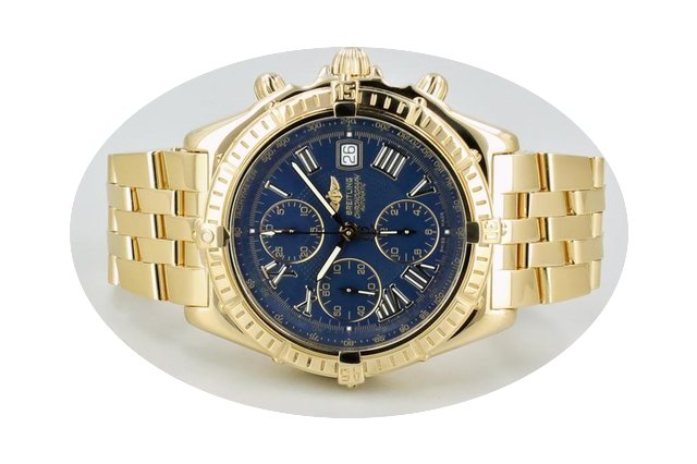 Breitling Crosswind 18K Solid Yellow Gol...