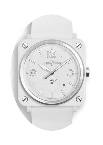 Bell & Ross AVIATION BRS WHITE CERAM...