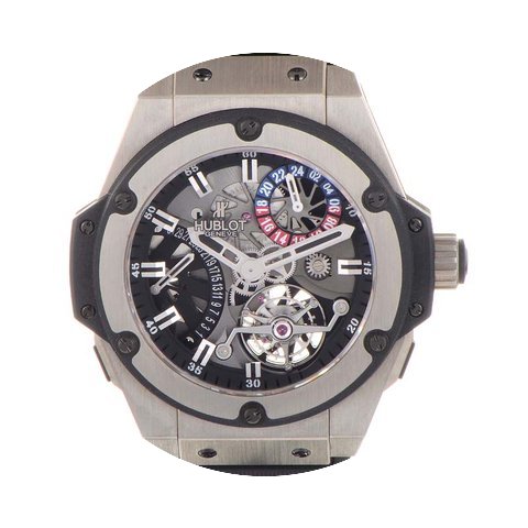 Hublot King Power Tourbillon Silver Dial...