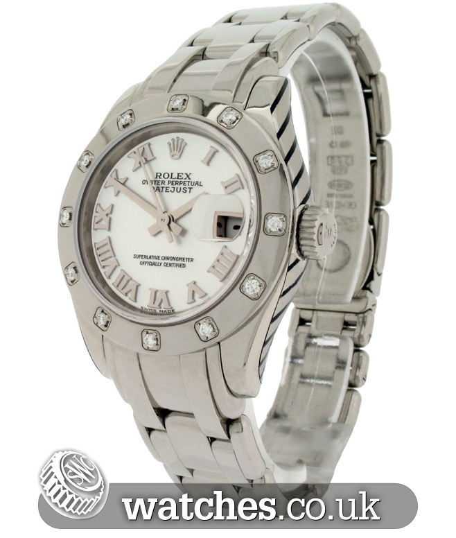 Rolex Ladies Pearlmaster 18ct White Gold...
